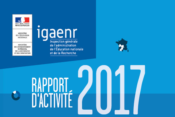 Rapport d'activité IGAENR 2017