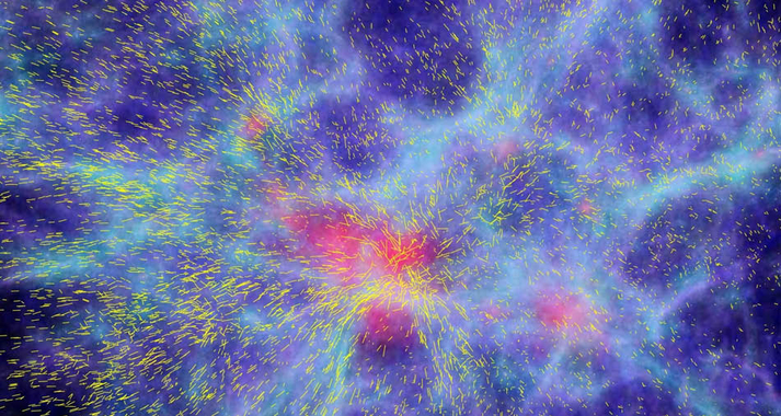 simulation numérique de la formation des grandes structures de l'Univers 